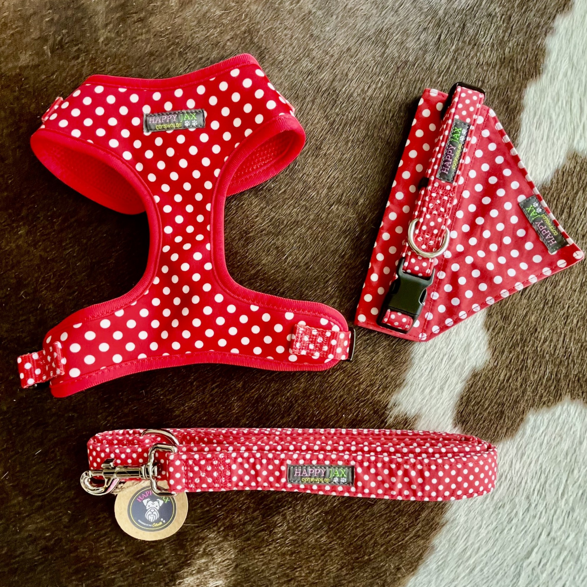 Polka-Dot Pattern Harness