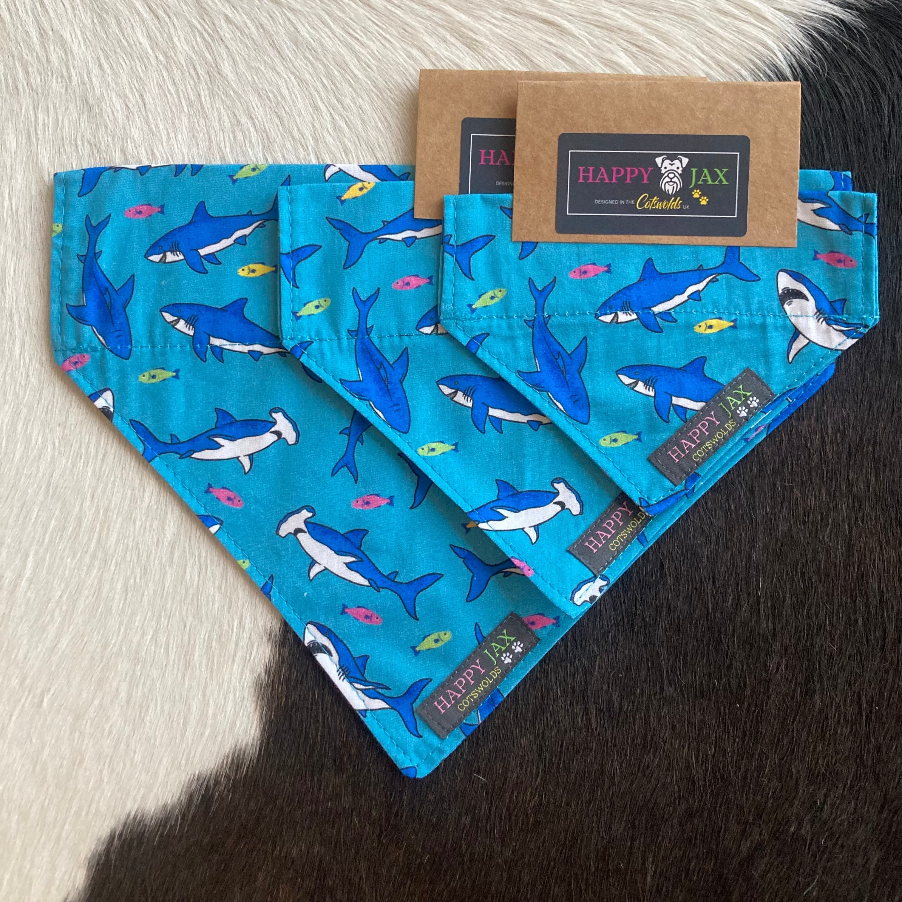 Shark Pattern Bandana